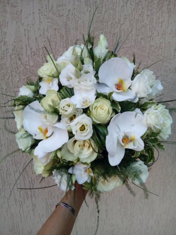 Création de bouquet de mariée au Touvet